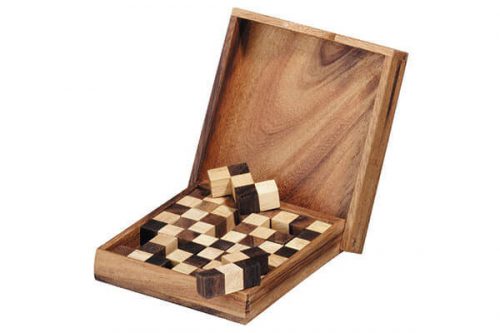 פאזל שחמט מעץ